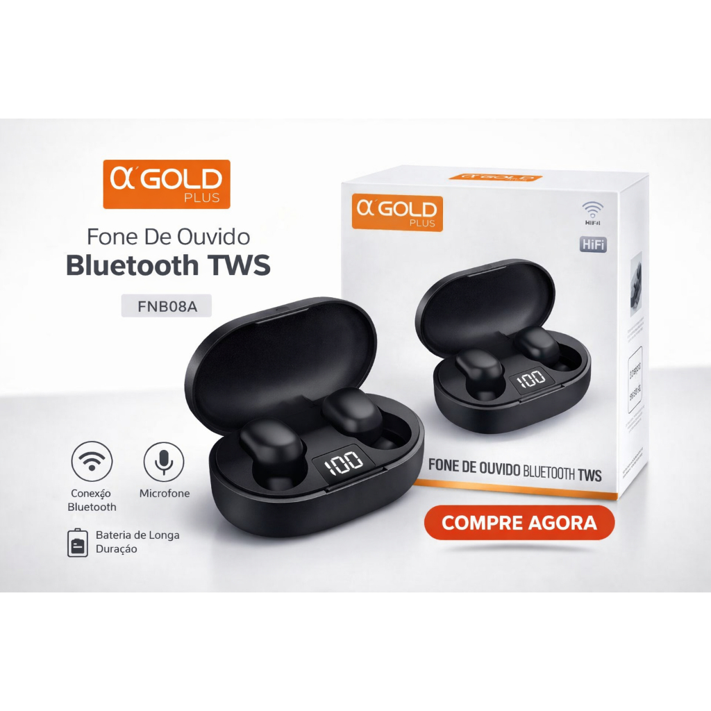 Review fone bluetooth sem fio, fone tws, fone bluetooth barato, fone com display, fone wireless, fone para celular, fone esport: Vale a Pena em 2026?