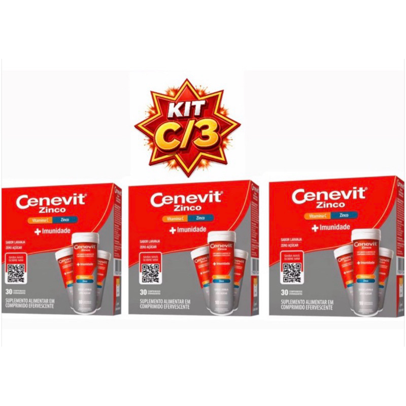 Review Kit Cenevit Zinco Vitamina C + Zinco c/30 comprimidos efervescente - Kit c/2 ou c/3: Vale a Pena em 2026?