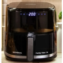 Review Fritadeira Sem Óleo Air Fryer Digital 5L Mondial 2000W - AF-50-DV clip-icon Fritadeira Sem Óleo Air Fryer Digital 5l 127: Vale a Pena em 2026?
