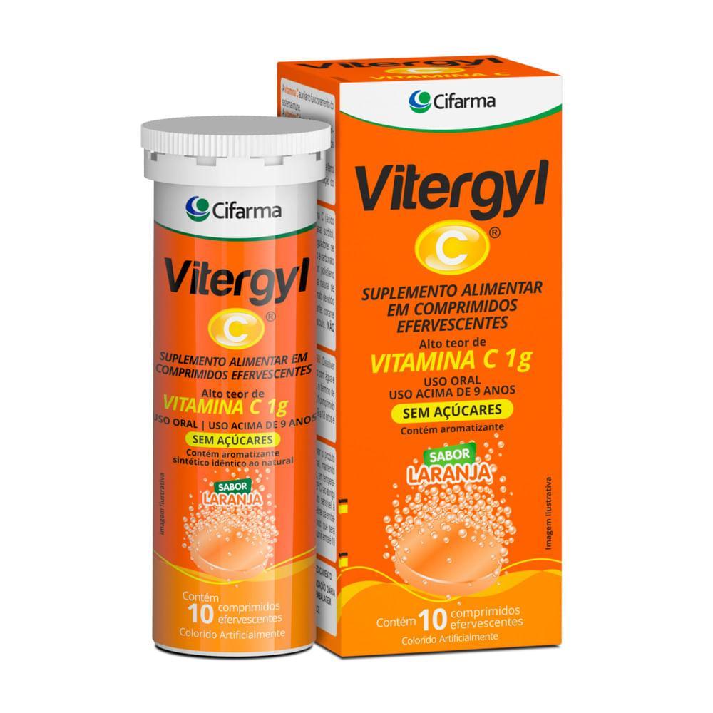 Review Suplemento Alimentar Suplemento Alimentar Vitamina C 1g Vitergyl C Laranja 10 Comprimidos Efervescentes: Vale a Pena em 2026?
