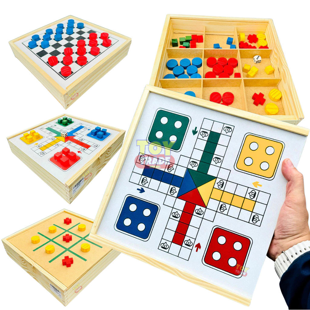 Review Jogos tabuleiro Dama, Jogo Da Velha, Ludo, Trilha, Dominó e Xadrez Jogo de Tabuleiro Jogos de Mesa: Vale a Pena em 2026?