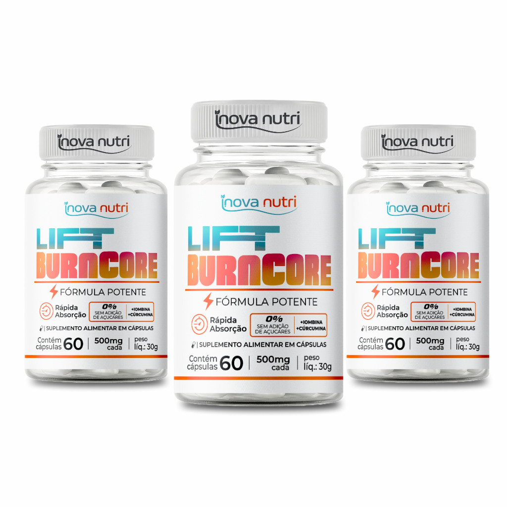 Review Pack com 3x Lift Burn Core 60 Capsulas - Suplemento Formula Premium - Absorção Rapido - Suplemento Burncore: Vale a Pena em 2026?