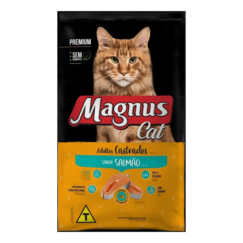 Review Ração Magnus Premium Gatos Adultos Castrados Sabor Salmão 10,1kg Ração Seca para Gato: Vale a Pena em 2026?