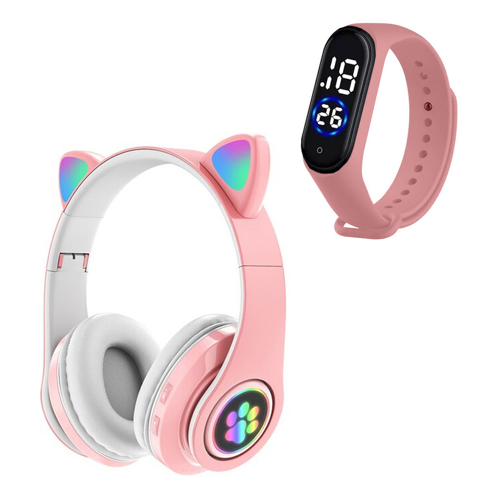 Review Fone Ouvido Fone Gatinho Fone Bluetooth Crianças + Relógio Led Sport Fone Gamer Fone sem Fio Com Led: Vale a Pena em 2026?