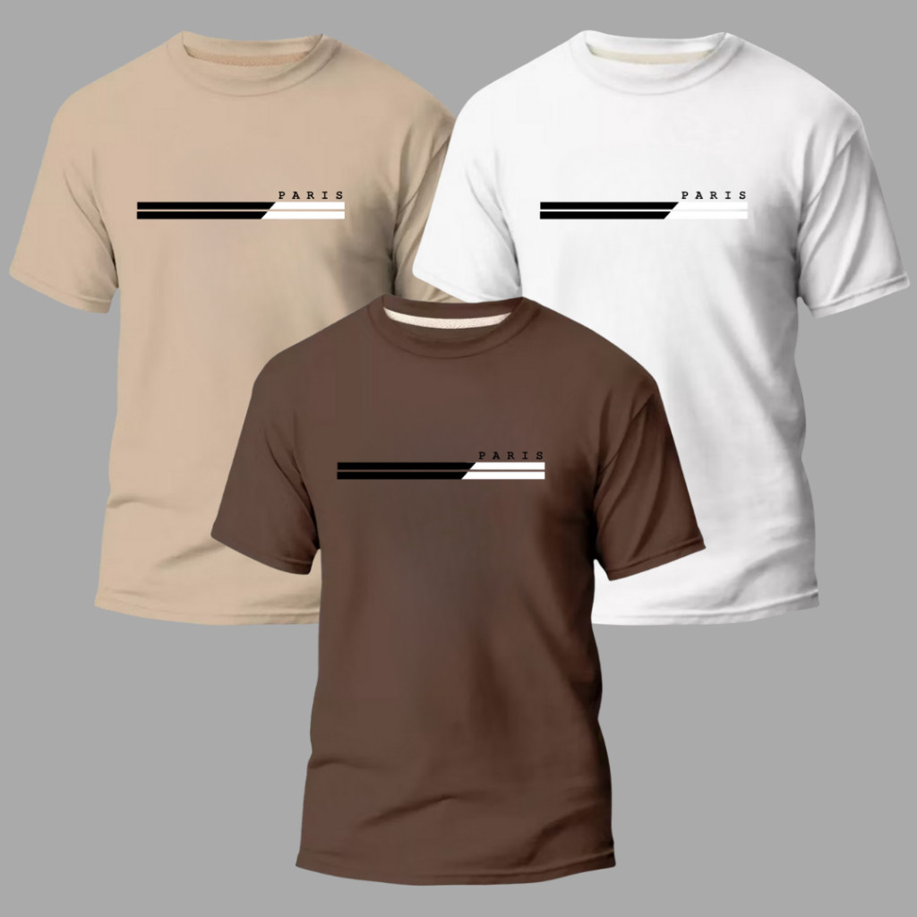 Review Kit 3 Camisas Masculinas 100% Algodão Premium Conforto Moda Casual Street Paris: Vale a Pena em 2026?