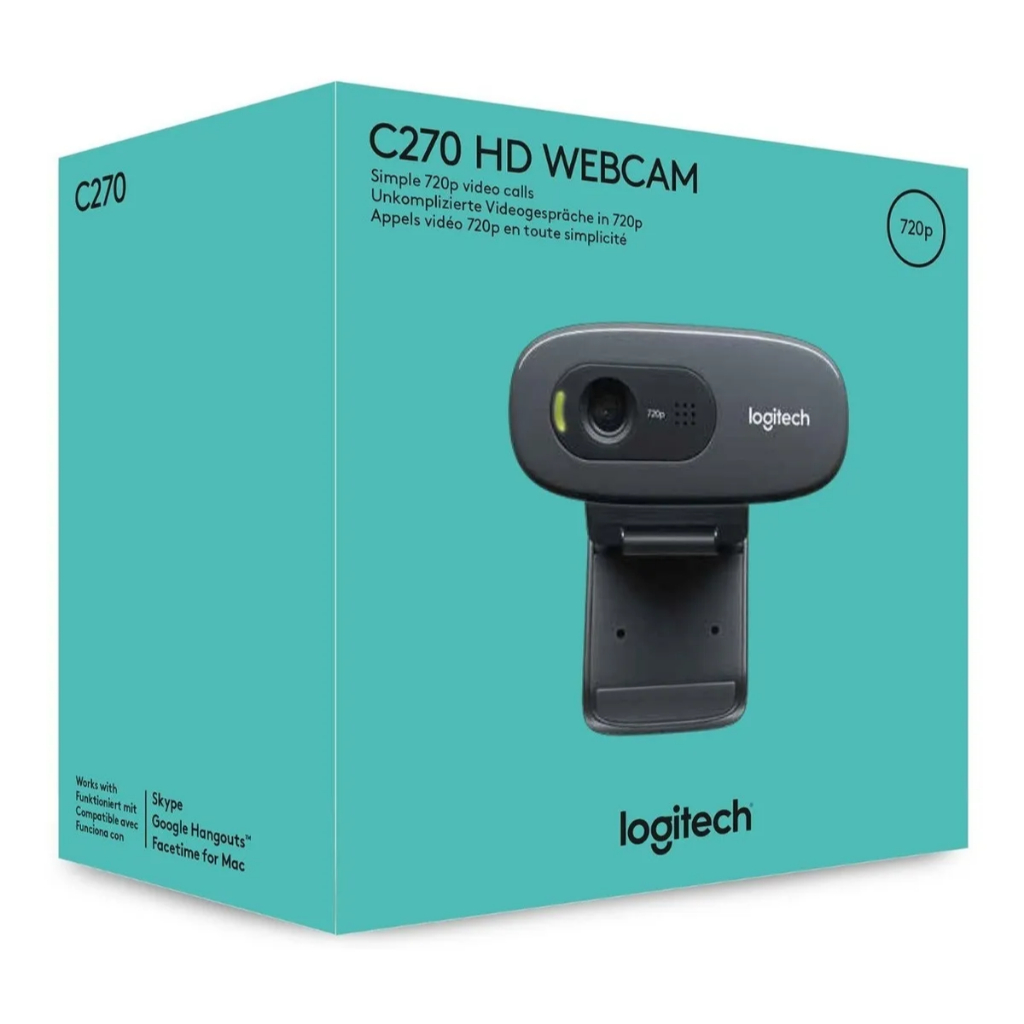 Review WEBCAM LOGITECH C270  A C270 HD Webcam permite fazer chamadas de vídeo widescreen em HD 720p com imagem nítida e clara.: Vale a Pena em 2026?