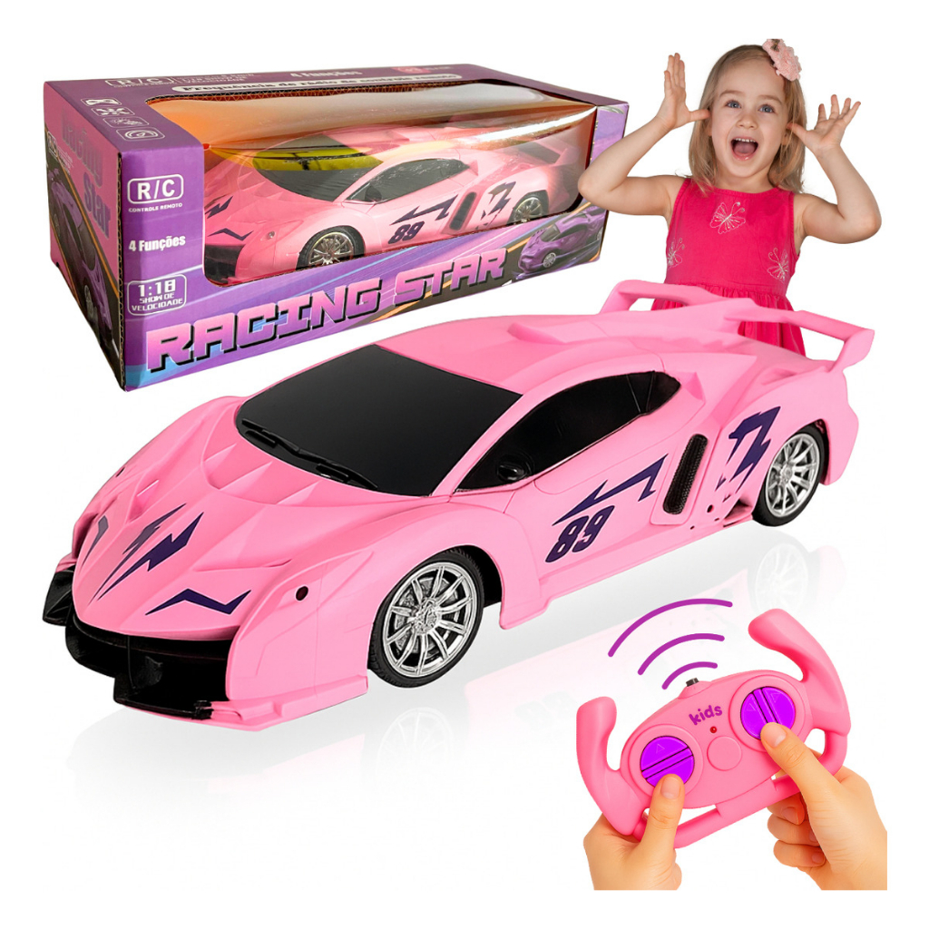 Review Carrinho De Controle Remoto Para Meninas Esporti - Carro Rosa Recarregável Controle Remoto: Vale a Pena em 2026?