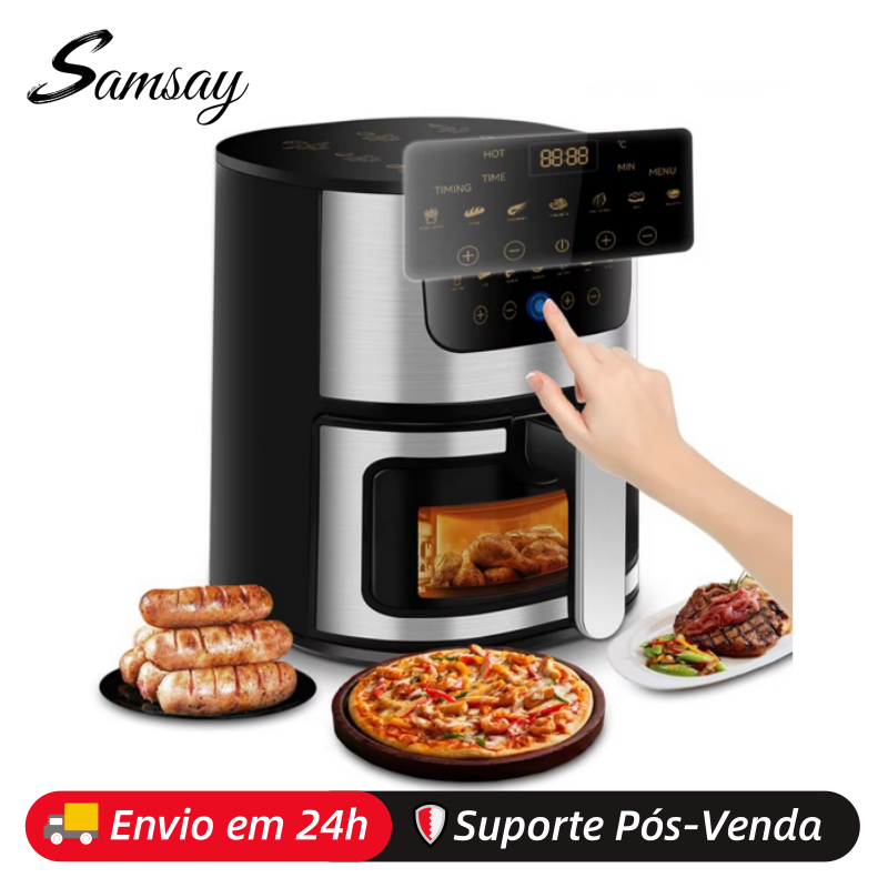 Review Fritadeira Elétrica Air Fryer 7L Fritadeira Sem Óleo 110V/220V 9 Funções 1800W Air Fryer Com Digital Fritadeira: Vale a Pena em 2026?