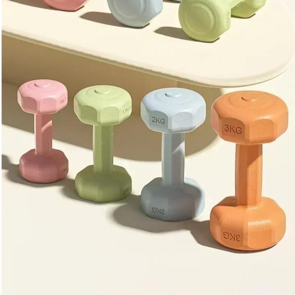 Review Conjunto de halteres fitness com letras, halteres de PVC de 1kg, halteres pequenos que não rolam e não escorregam.: Vale a Pena em 2026?