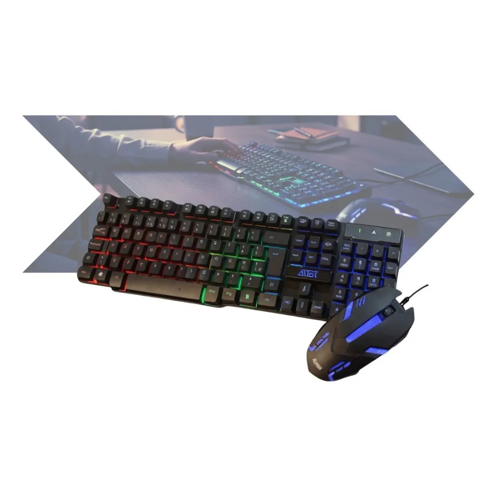 Review Kit Teclado E Mouse Gamer Rgb Led Com Fiousb Aitek Akt-g1713 Teclado Gamer Com fio Mouse Gamer com Fio: Vale a Pena em 2026?