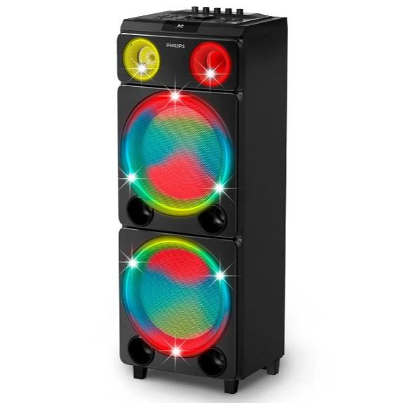 Review Caixa De Som Amplificada Philips 2400w Portátil Festa Nf-e Caixa de som potente, Caixa de som Philips, Caixa torre bluet: Vale a Pena em 2026?