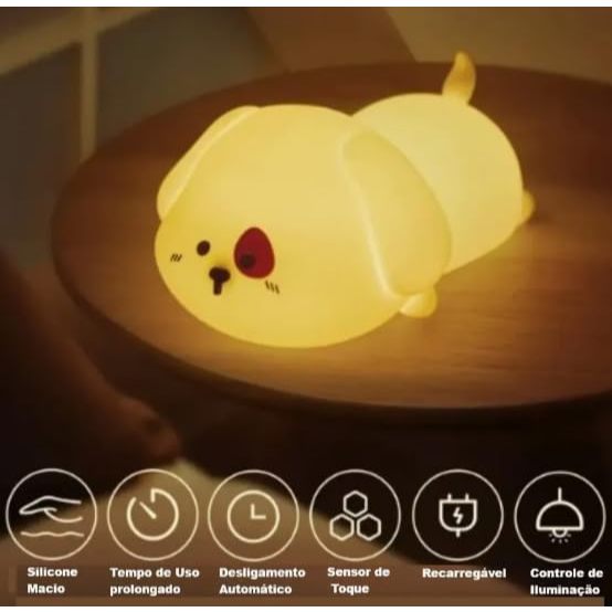 Review Luminária LED Cachorrinho de Silicone - 1 Luminária LED Cachorrinho de Silicone - 2 Luminária LED Cachorrinho: Vale a Pena em 2026?