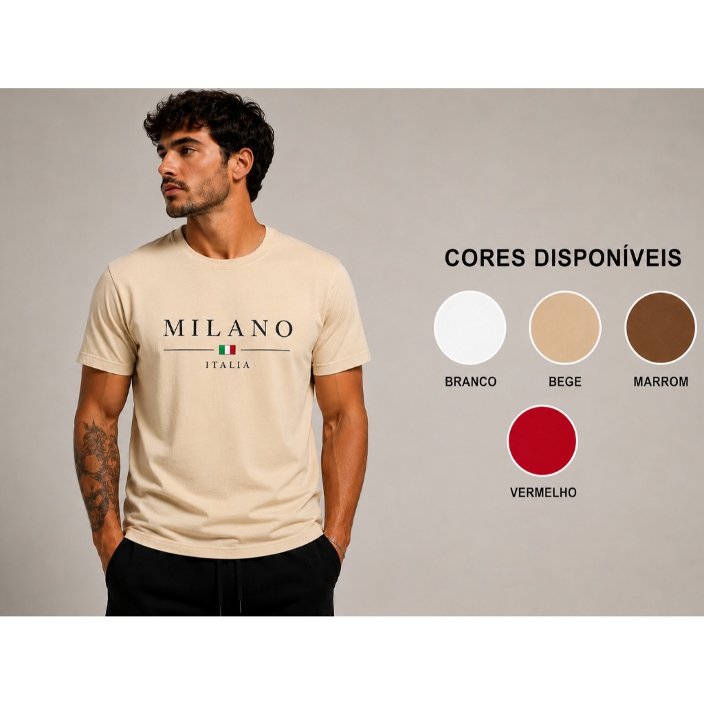 Review camiseta milano, camiseta itália, camiseta italiana, camiseta masculina, camiseta unissex, camiseta casual, camiseta pre: Vale a Pena em 2026?