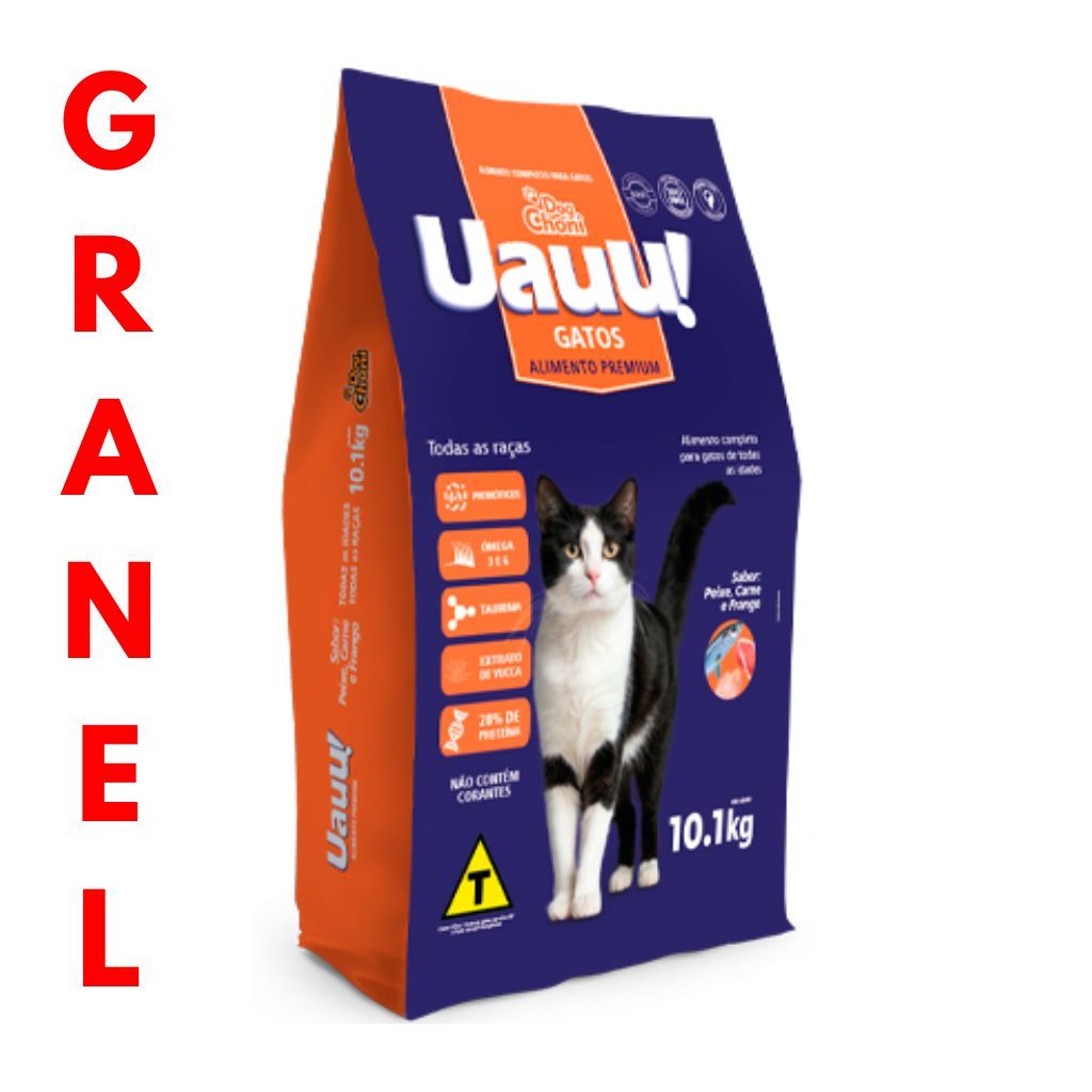 Review Ração a granel Uauu Gatos Premium sabor peixe, carne e frango, Ração fracionada para gatos, Ração Uauu: Vale a Pena em 2026?