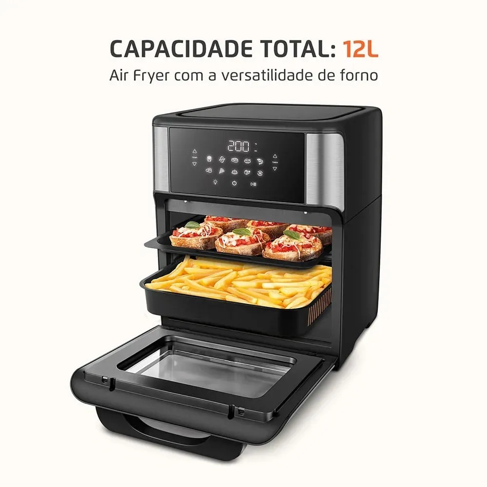 Review Air Fryer Forno  / Fritadeira Elétrica / Air Fryer Mondial /Fritadeira Air Fryer Forno Oven 12L Digital Mondial: Vale a Pena em 2026?